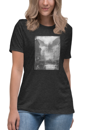cthulhu's rampage t shirt (womens)