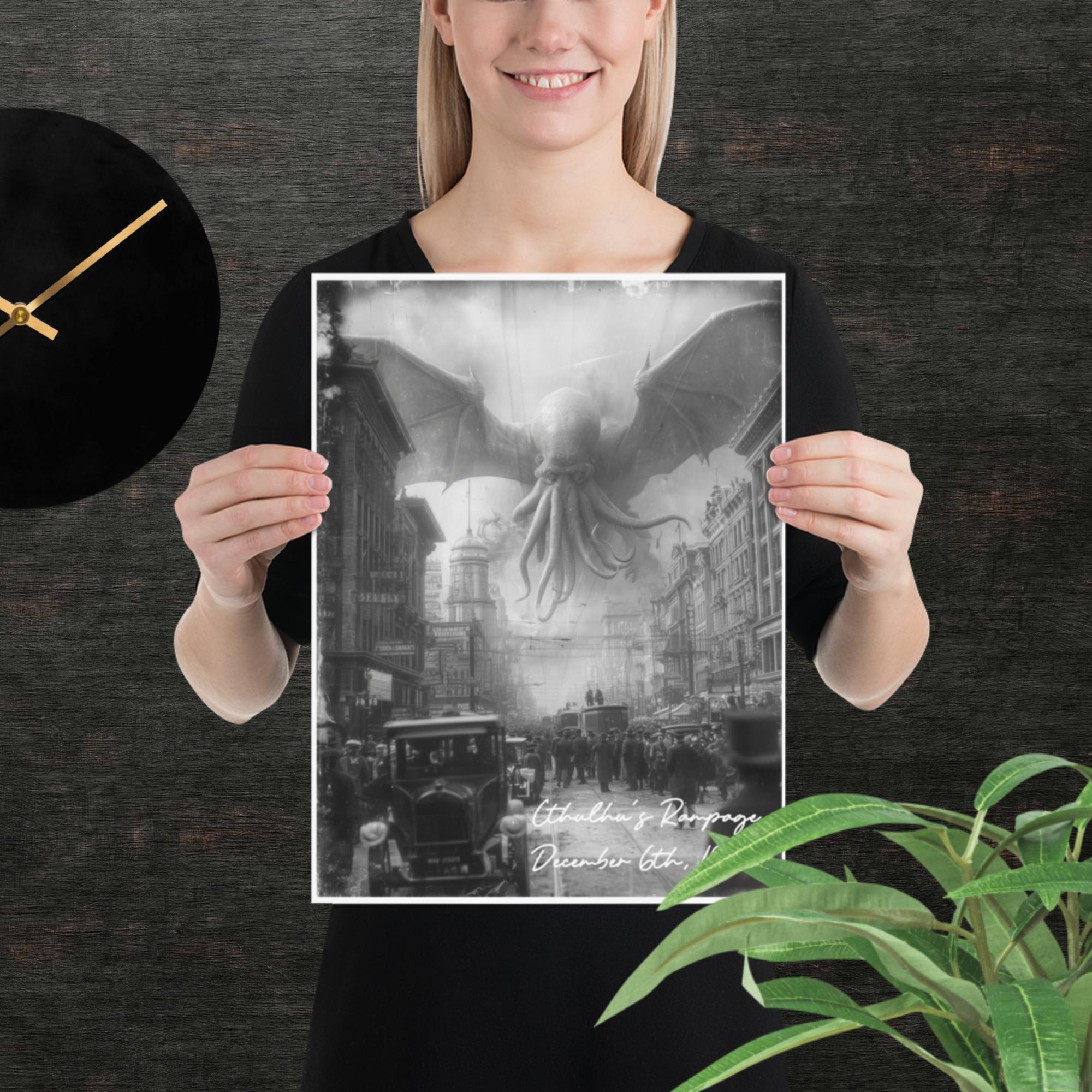 cthulhu's rampage photographic paper (12x16) cthulhu's rampage photographic paper (12x16)