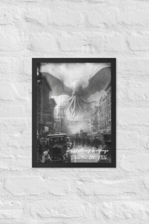 cthulhu's rampage framed photographic paper (12x16)